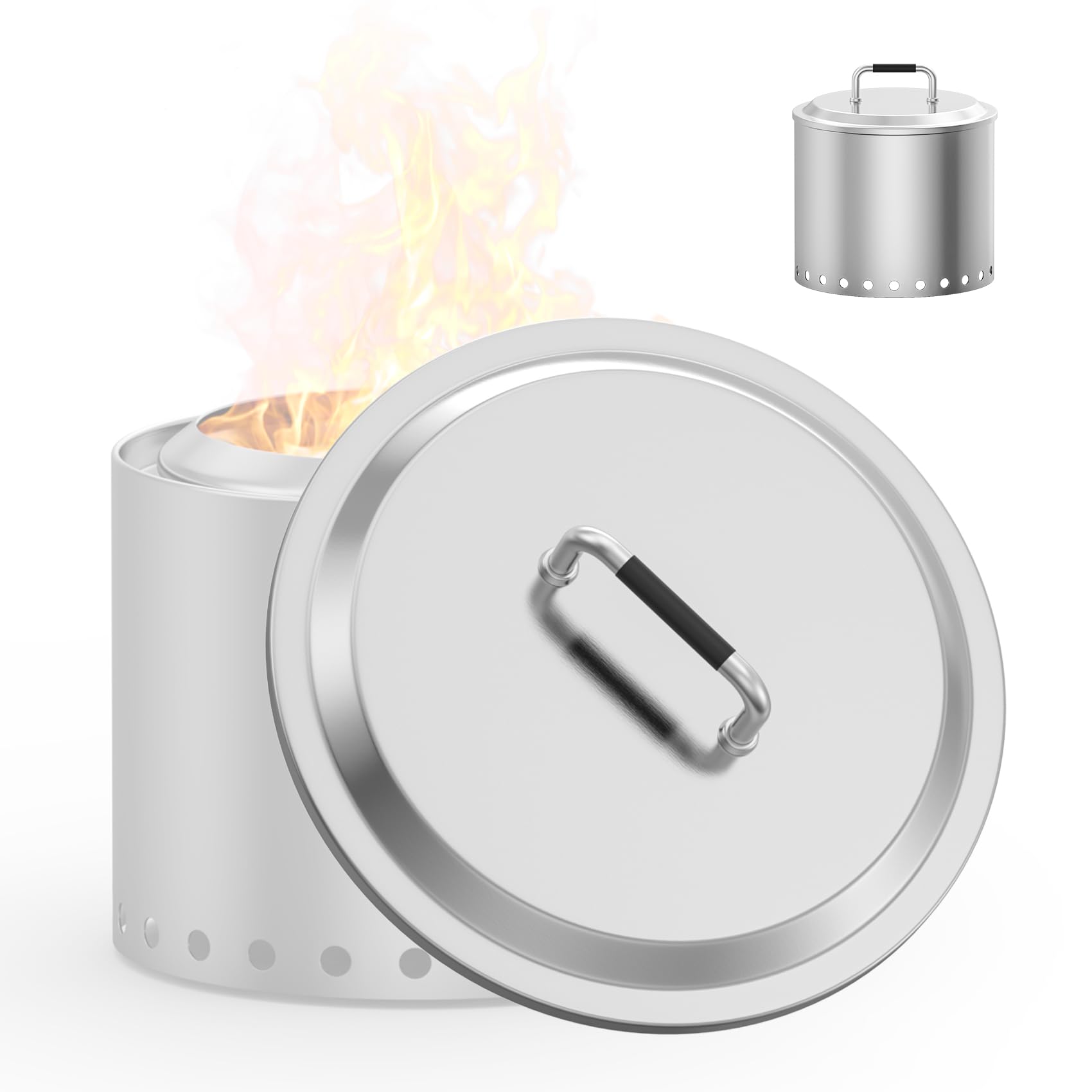 Amazon.com: MOASKER Fire Pit Lid for Solo Stove Bonfire 19.5